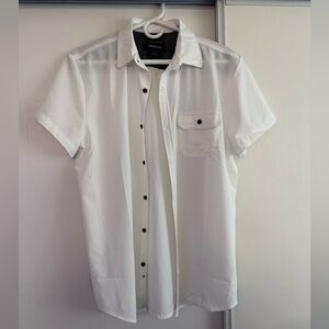 Kenneth Kole Short Sleeve Button Up New